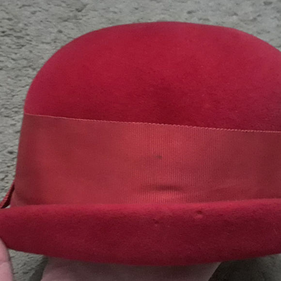 Vintage Strawbridge & Clothier Wool Cloche Hat - Picture 7 of 8